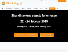 Tablet Screenshot of ferieforalle.dk